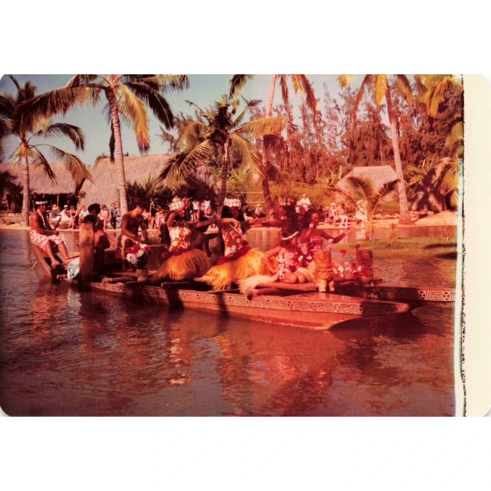 Vintage 1970s Polynesian Cultural Center Hawaii Canoe Pageant Photo Lot of 16 - Picture 14 of 16